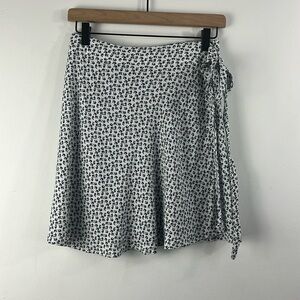 Brandy Melville Ditzy Floral Summer Wrap Mini Skirt Womens O/S
